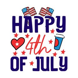 happy 4th of july svg, 4th of july svg, happy 4th of july logo svg, independence day svg, digital file