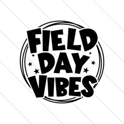 retro field day vibes circle png file digital