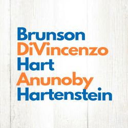 brunson divincenzo hart anunoby new york knicks svg file digital