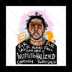 retro kendrick lamar rapper png file digital