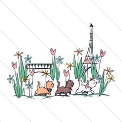 the aristocats paris epcot france svg file digital