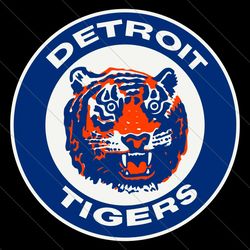 detroit tigers mlb team logo svg file digital