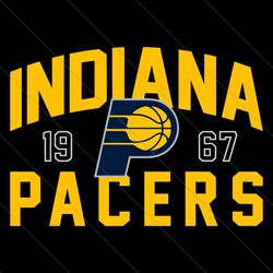 indiana pacers 1967 basketball team svg file digital