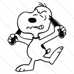 funny snoopy peanuts cartoon character svg file digital