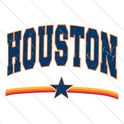 vintage mlb houston baseball svg file digital