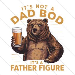 its not a dad bod bear meme png file digital
