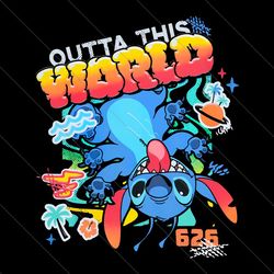 stitch ringer outta this world png file digital