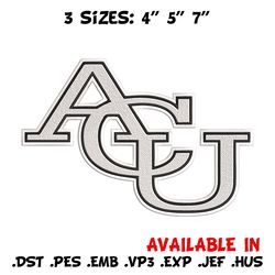 abilene christian logo embroidery design,ncaa embroidery, embroidery design, logo sport embroidery, sport embroidery.