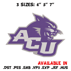 abilene christian logo embroidery design,ncaa embroidery,sport embroidery,logo sport embroidery,embroidery design