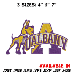 albany great danes logo embroidery design, ncaa embroidery, sport embroidery, logo sport embroidery, embroidery design