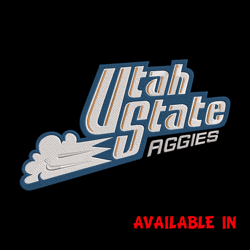 utah state logo embroidery design,ncaa embroidery, sport embroidery, logo sport embroidery, embroidery design