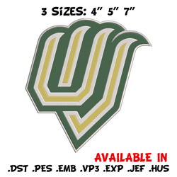 utah valley wolverines logo embroidery design, ncaa embroidery,sport embroidery,logo sport embroidery,embroidery design