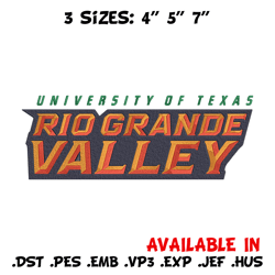 utrgv vaqueros logo embroidery design, ncaa embroidery,sport embroidery,logo sport embroidery,embroidery design.