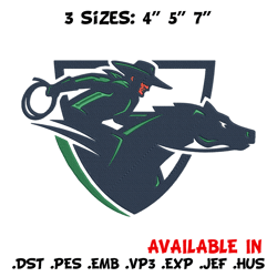 utrgv vaqueros mascot embroidery design, ncaa embroidery, sport embroidery, embroidery design, logo sport embroidery