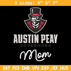austin peay state logo embroidery design, ncaa embroidery, sport embroidery, logo sport embroidery, embroidery design.