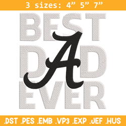 best dad ever embroidery design, ncaa embroidery,sport embroidery, embroidery design,logo sport embroidery