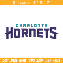 charlotte hornets logo embroidery design,nba embroidery, sport embroidery, embroidery design,logo sport embroidery