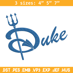 duke blue devils logo embroidery design, ncaa embroidery, sport embroidery, logo sport embroidery, embroidery design
