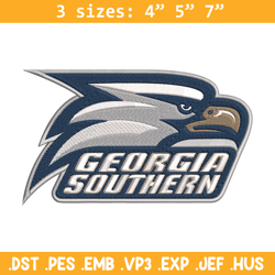 georgia southern eagle embroidery design, ncaa embroidery, sport embroidery, logo sport embroidery, embroidery design