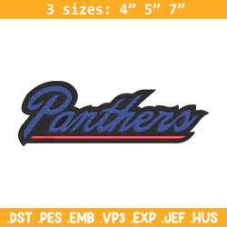georgia state panthers embroidery design, ncaa embroidery, embroidery design, logo sport embroidery, sport embroidery
