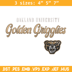 golden grizzlies logo embroidery design, sport embroidery, logo sport embroidery,embroidery design, ncaa embroidery