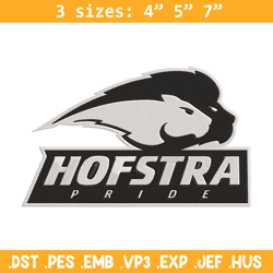 hofstra university logo embroidery design, ncaa embroidery,sport embroidery, embroidery design,logo sport embroidery