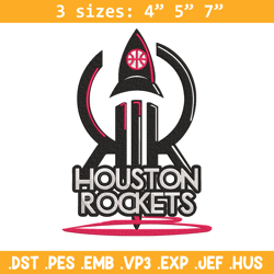 houston rockets logo embroidery design, nba embroidery, sport embroidery, embroidery design, logo sport embroidery