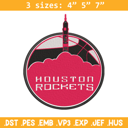 houston rockets logo embroidery design, nba embroidery, sport embroidery,embroidery design,logo sport embroidery.