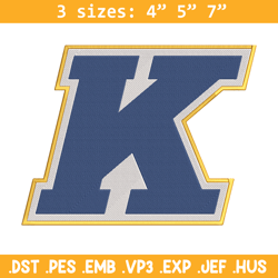 kent state university logo embroidery design, ncaa embroidery,sport embroidery,logo sport embroidery,embroidery design