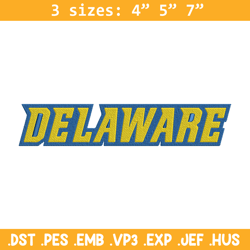 university of delaware logo embroidery design, ncaa embroidery, embroidery design,logo sport embroidery,sport embroidery