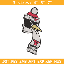 youngstown state logo embroidery design, sport embroidery, logo sport embroidery, embroidery design,ncaa embroidery