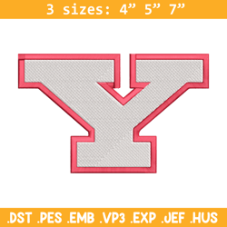 youngstown state logo embroidery design,ncaa embroidery,sport embroidery, logo sport embroidery, embroidery design.