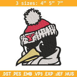 youngstown state logo embroidery design,ncaa embroidery,sport embroidery, logo sport embroidery,embroidery design