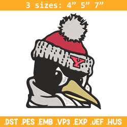 youngstown state penguins embroidery design, ncaa embroidery, sport embroidery,logo sport embroidery,embroidery design