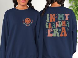 in my grandma era shirt, christmas gift for grandma, family shirt, shirt for grandma, gift for new grandma shirt