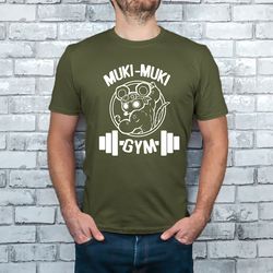 gym shirt, mouse workout shirt, crossfit tee, bodybuilding shirt, gym shirt, funny mouse shirt, fitness t-shirt