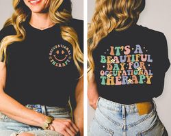 retro occupational therapy shirt, funny therapist shirt, special education tee, aesthetic therapy shirt, cute occupation