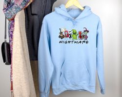 nightmare before christmas hoodie, nightmare before christmas squad sweatshhirt, christmas squad hoodie tshirt