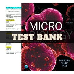 study guide for microbiology an introduction 13th edition by tortora all chapters