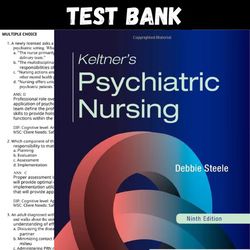 test bank for keltner's psychiatric nursing 9th edition by debbie steele