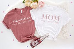 mom shirt, personalized mom shirt, gift for mom, gift for grandma, mothers day shirt for mom, personalized grandma shirt