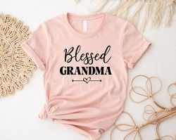 blessed grandma shirt, custom grandma shirt, personalized grandma shirt, grandma shirt, personalized mom grandma shirt,