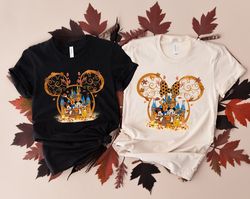 disney thanksgiving couple shirt, mickey minnie couple, disney thanksgiving couple shirts, happy thanksgiving, pumpkin d