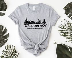 mountain man shirt, park inspired shirts, guys shirt, vacation trip shirt, florida vacation shirt, attractions ride shir