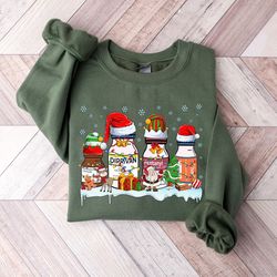 christmas pharmacy sweatshirt, christmas crewneck, holiday pharmacist gift, pharmacy tech sweater, christmas nurse sweat