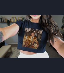 daddys home baby tee trump 2024 donald trump free trump baby tee crop top unhinged crop top make america great bimbo slu