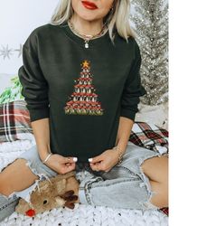 mushroom christmas tree sweatshirt mushroom sweatshirt mushroom sweater mushroom lovers gift mycology shirt mushroom clo