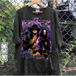 vintage 90s graphic style the undertaker shirt, sweatshirt, hoodie, 90s bootleg shirt, retro american professional wrest