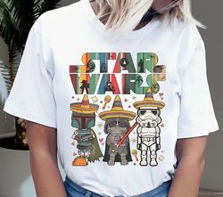 vintage disney star wars matching cinco de mayo shirt | funny darth vader stormtrooper t-shirt | galaxy's edge tee | dis
