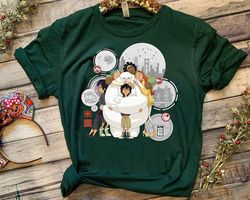 retro disney big hero 6 shirt | hello i'm baymax t-shirt | vintage baymax and cat tee | disneyland trip family outfits,